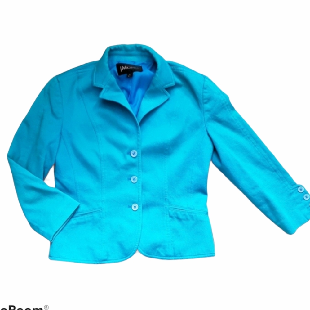 Vintage Blue button down blazer
